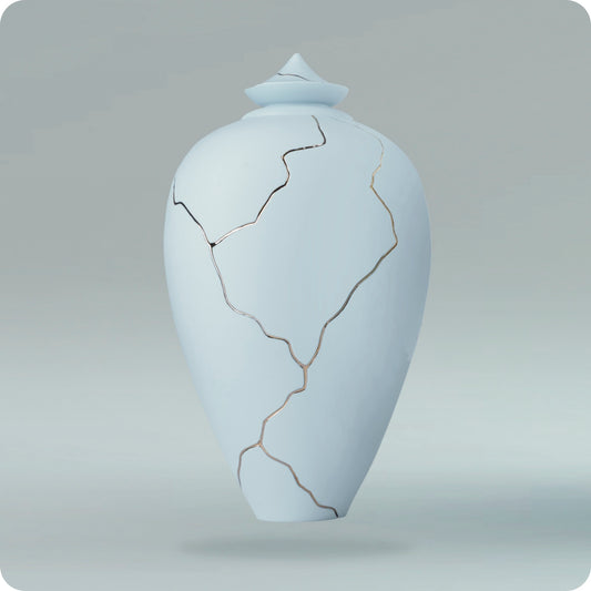 Kintsugi blue